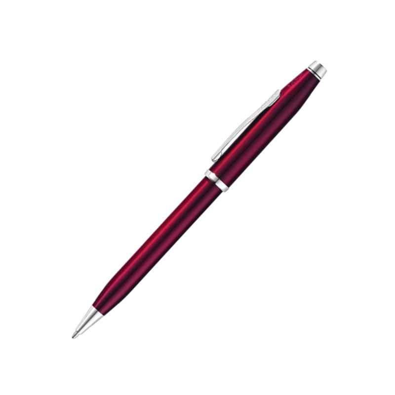 Cross Century II Black Ink Translucent Plum Lacquer Finish Ballpoint Pen, AT0082WG-114