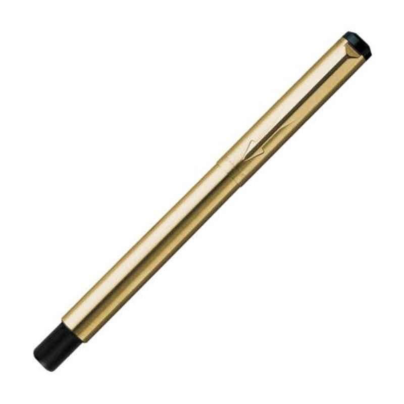 Parker Blue Ink Vector Gold Fountain Pen