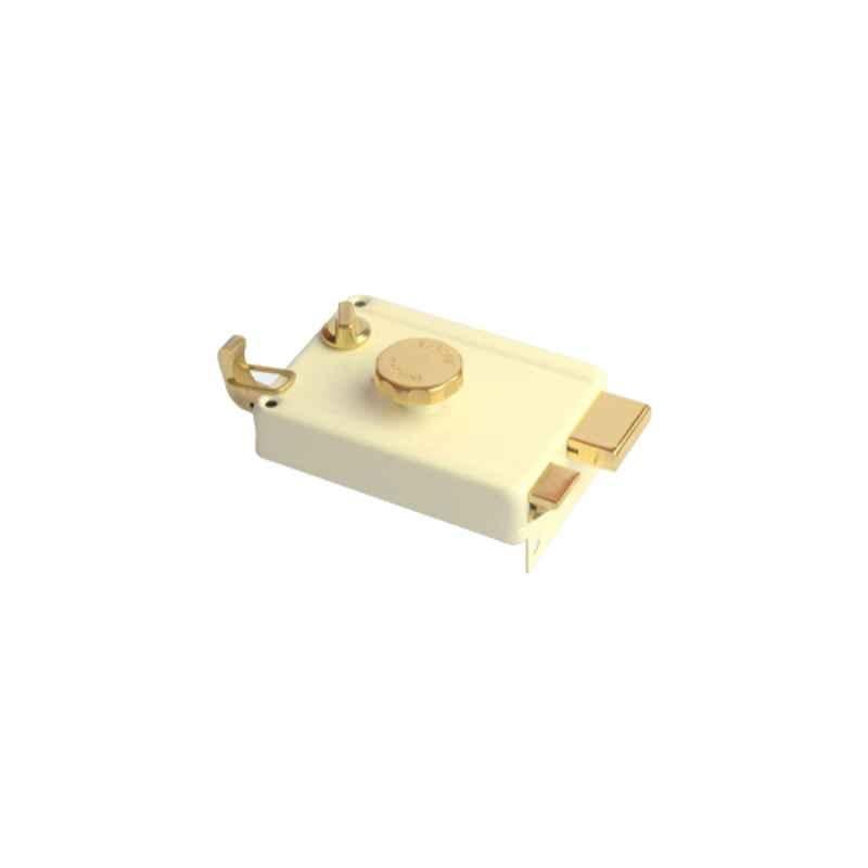 Europa 14 Pin Ivory Night Latch Main Door Lock, 8010