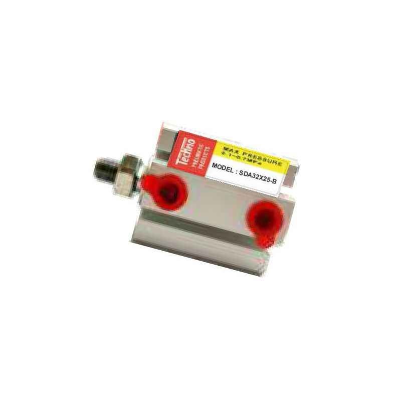 Techno 12x30mm SDA Male-Female Non Magnetic Double Acting Cylinder