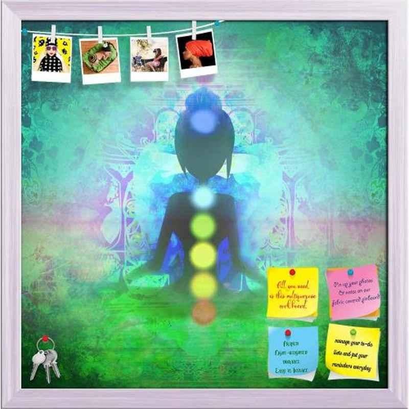 ArtzFolio 30.5x30.5x1cm White Printed Bulletin Notice Pin Soft Board, AZSAO33164666BLB_FR_L_01_WH