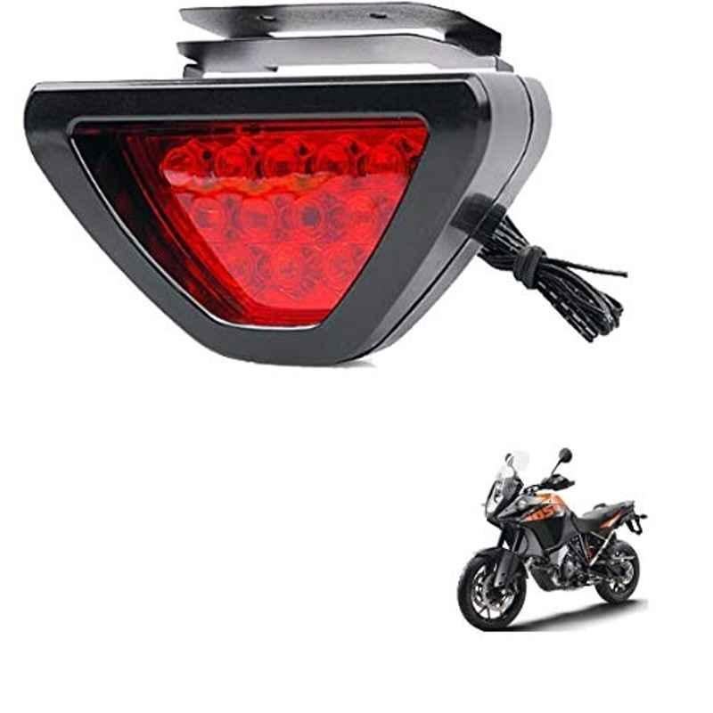 Kozdiko 12 LED Triangle Shape Bike Brake Light with Flash Mode for KTM 1050 Adventure, koz_94829
