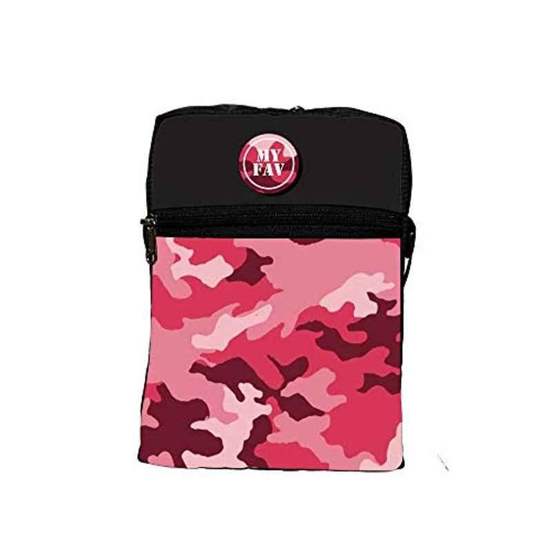 My Fav Polyester Camouflage Print Messenger Sling Bag, MFMDP023