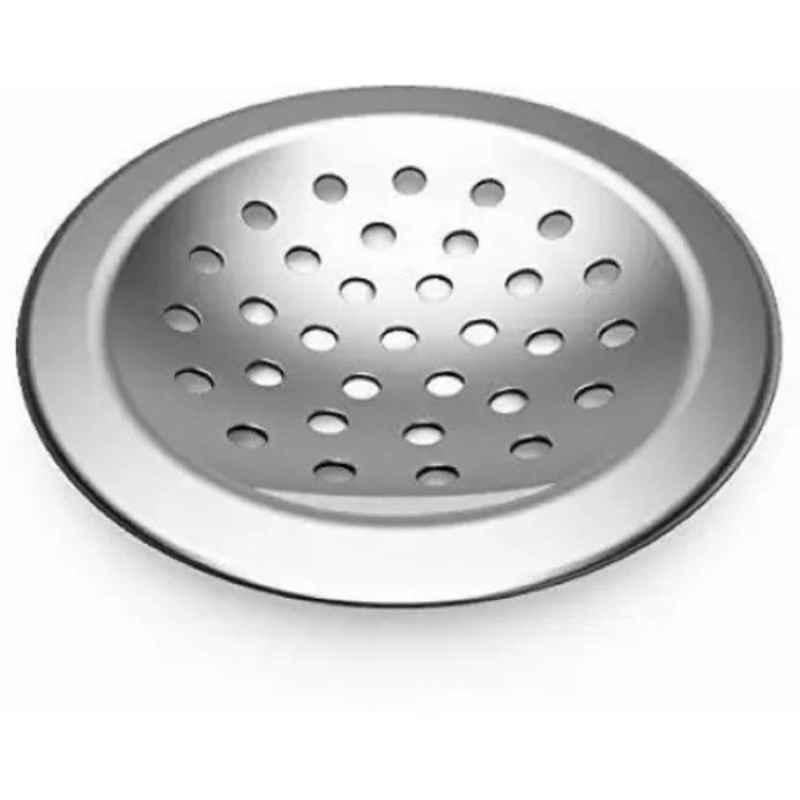 Neelkund 10cm Stainless Steel Round Push Down Floor Strainer