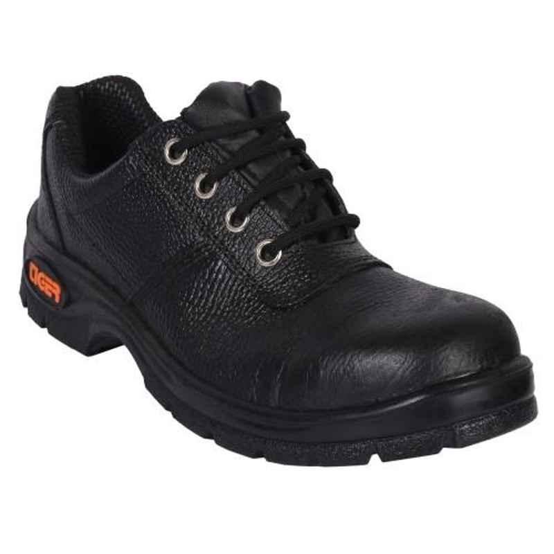 Tiger Steel Toe Leather Safety Shoes, Lorex, Size- 8