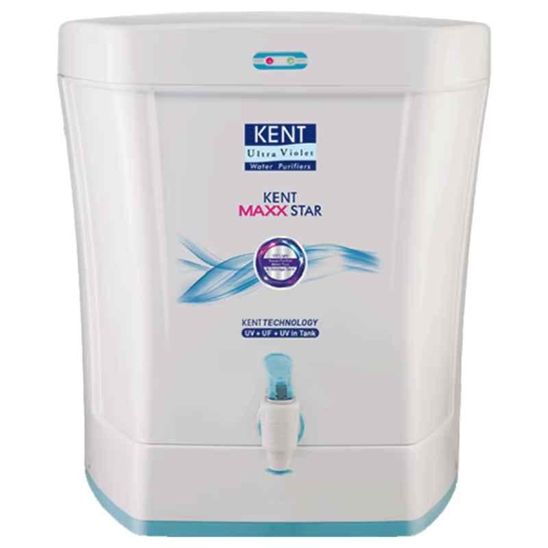 Kent Maxx Star 7L 36W Plastic White UF+UV+MF Electrical Water Purifier, 11086