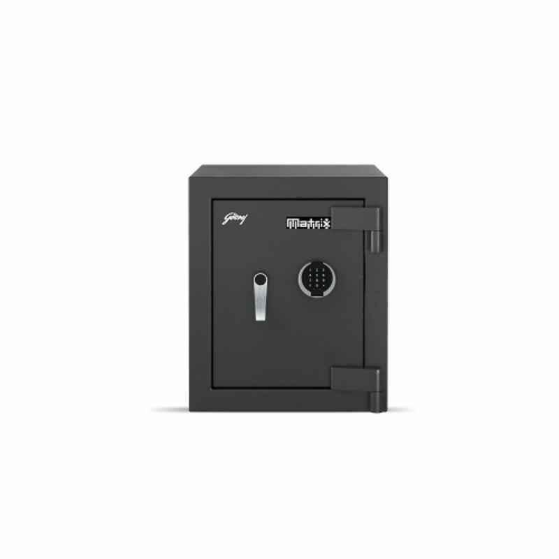 Godrej Matrix 1814 EL 50 Liters Ebony Digital Safe Locker with Non-Volatile Memory & Master Password (Tijori)