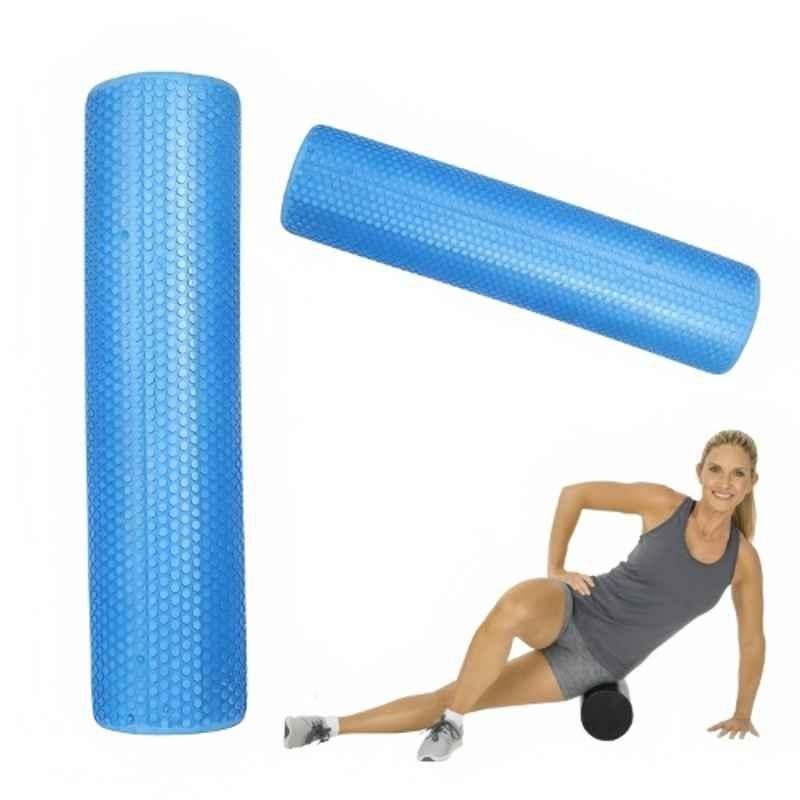 Healthtrek 45cm EVA Blue Yoga Foam Roller