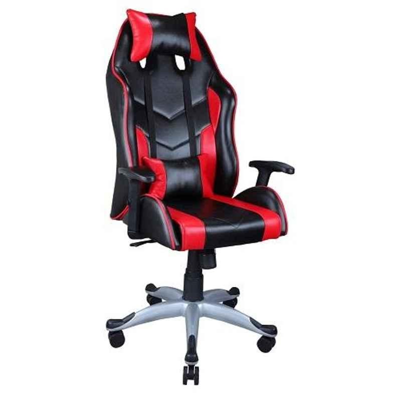 Sunview PU Leather Black & Red Gaming Chair with Neck & Back Comfort