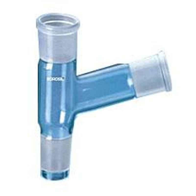 Borosil 19/26 & 34/35 One Vertical & One 45 Degree Two Neck Adaptor, 8832819