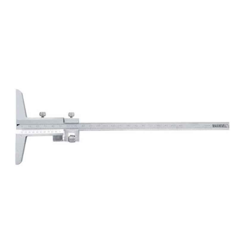 Markvel 200mm Stainless Steel Vernier Depth Gauge, 106-200