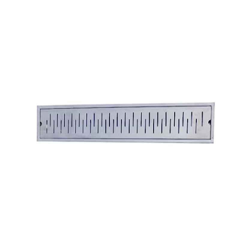 Aquieen 24x5 inch Stainless Steel 304 Water Drainer Anti-Foul Cockroach Trap Floor Drain