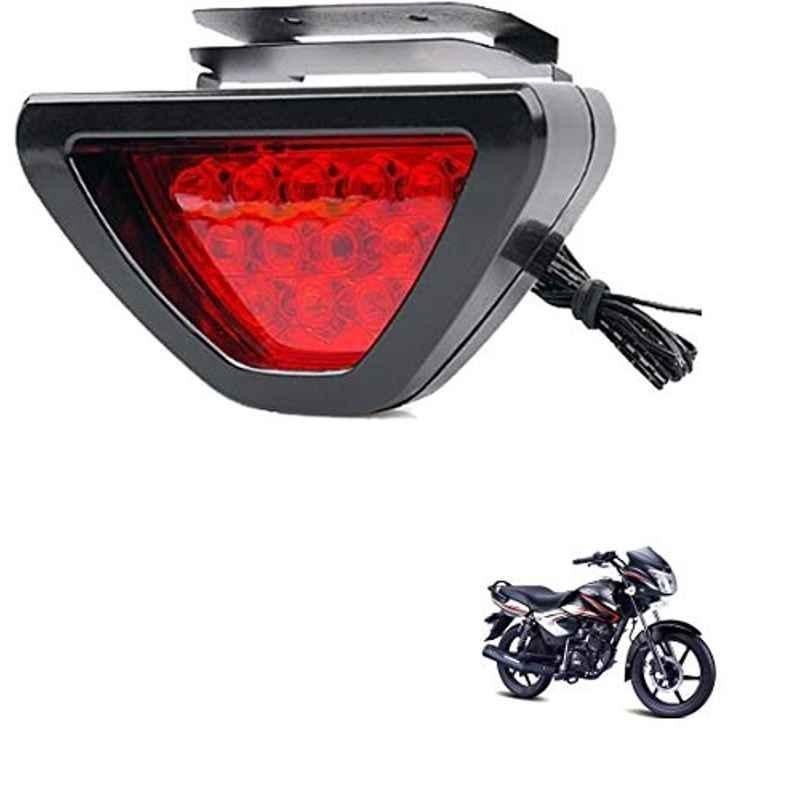 Kozdiko 12 LED Triangle Shape Bike Brake Light with Flash Mode for TVS Phoenix-1, koz_94842