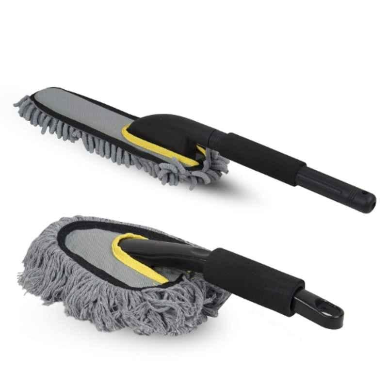 AllExtreme EX2FLD18 2 Pcs Microfiber Car Cleaning Duster & Brush Wash Cleaning Kit