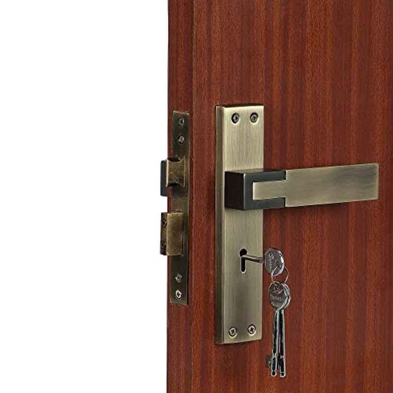 Saze 70mm â€ŽStainless Steel â€ŽAntique Finish Mortise Door Lock for Main Door, CRZ019