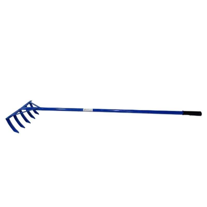 Yuvcon 4.5ft Manual Rake with 5 Teeth