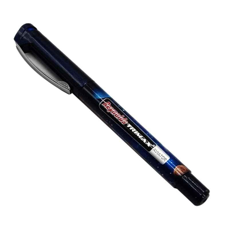 Reynolds Trimax Aviator 0.5mm Blue Gel Pen (Pack of 6)