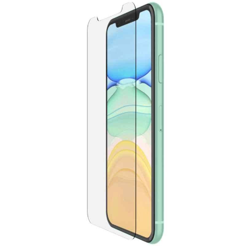 Belkin Screenforce iPhone 11 Screen Protector Anti Fingerprint Tempered Glass, F8W948zz