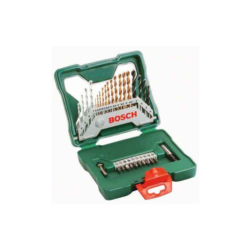 Bosch 30 Pieces Drill Bit & Driver Bit Set, X30Ti, 2607019324