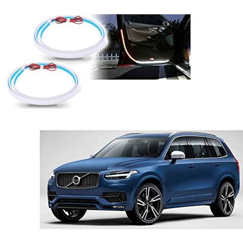 Kozdiko 2 Pcs 120cm Car Door Opening Warning LED Strips Safety Light Set for Volvo XC90