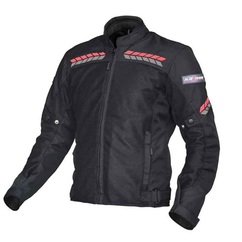 AllExtreme Speedo Polyester Red Bike Riding Jacket, Size: 3XL