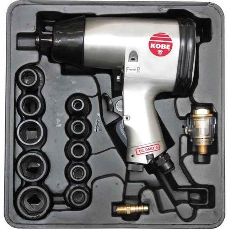 Kobe 12 Pcs 1/2 inch Pistol Impact Wrench Kit, IWS500