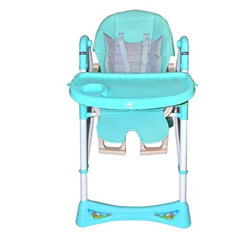 Safe-O-Kid Blue Recliner Feeding High Chair for Babies with Tray & Safety Belt, SOK9MARSHCHR003