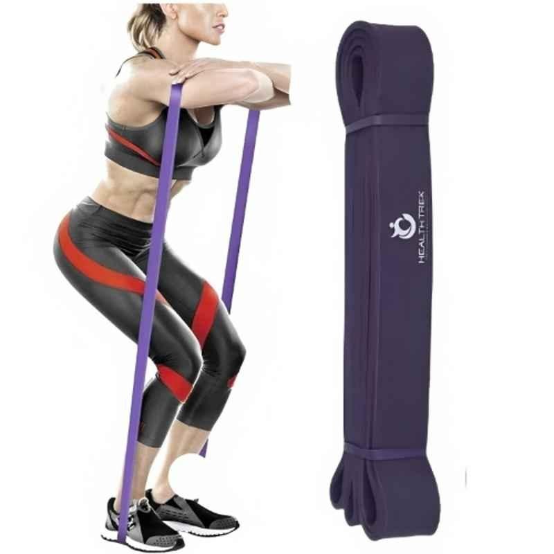 Healthtrek 35-85lbs Heavy Latex Rubber Power Fitness Band, 2023PBH