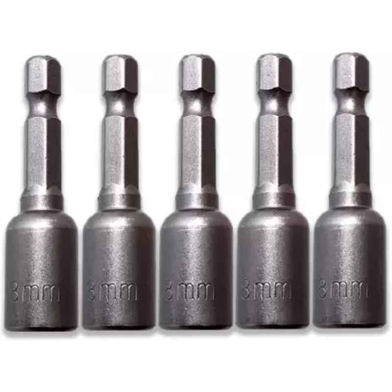 Laxmi 8mm Magnetic Nut Runner, AZMGST05 (Pack of 5)
