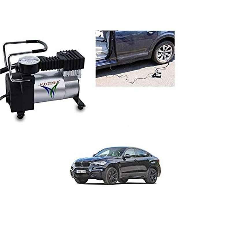 Kozdiko 12V DC Heavy Duty Metal Tyre Inflator for BMW X6, Tyre_Inflator_D201