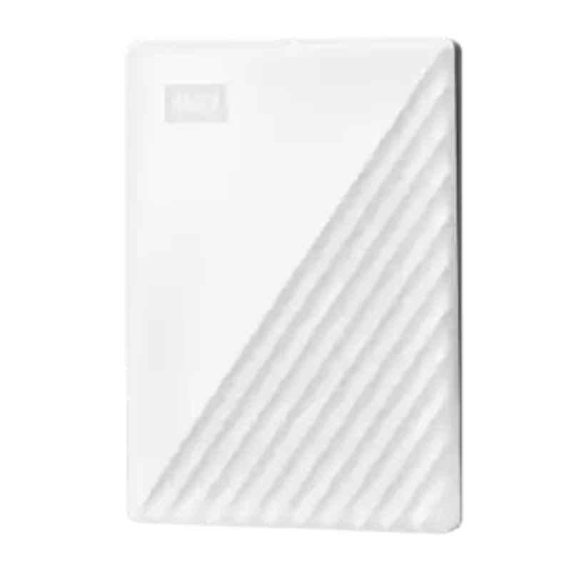 WD My Passport 4TB White Portable External Hard Drive, WDBPKJ0040BWT-WESN