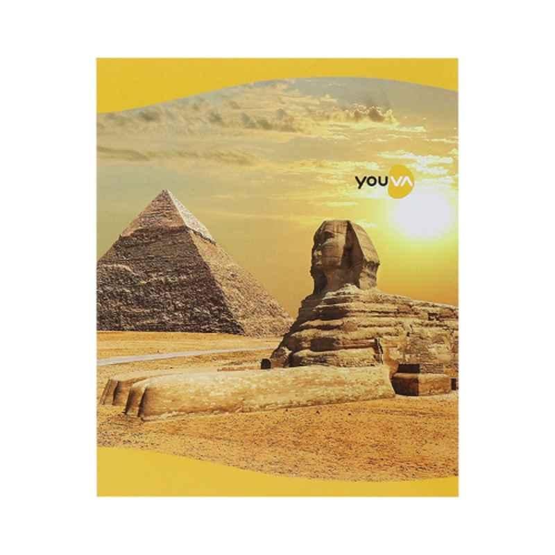 Navneet Youva Regular Size 76 Pages Assorted Colour Single Line Soft Bound Notebook, 23158 (Pack of 10)