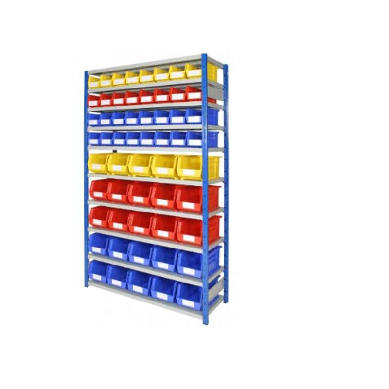 Suwas 80kg/Shelf 120x25x215cm Steel Bin Storage Rack, SU-BSR-001