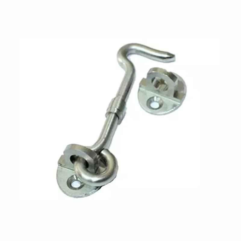 RiseOm 2 inch Brass Oval Eye Gate Hook, GN-EAEQ-QZLH (Pack of 2)