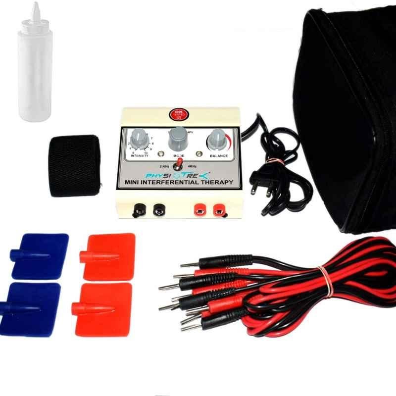 Physiotrex Mini Interferential Therapy Machine for Pain Relief with 1 Year Warranty