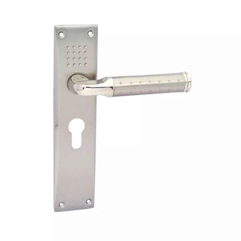 Harrison Vat 200mm Brass Satin Chrome Finish Mortise Handle Set, 01532
