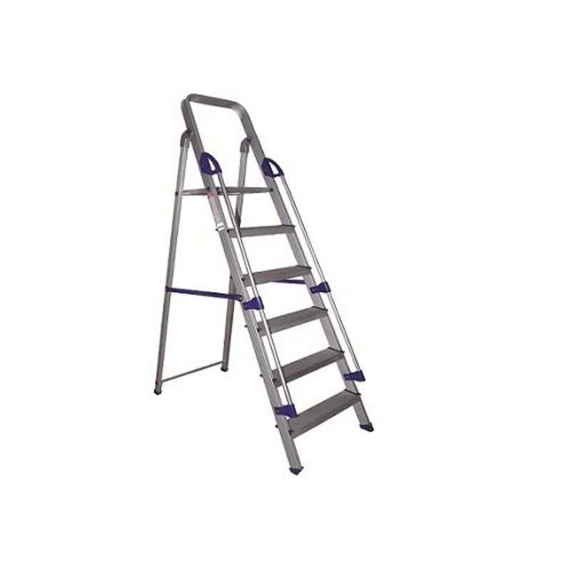 Brancley BCL 6 Premium Comfy 6 Steps Aluminium Ladder, Load Capacity: 150 kg