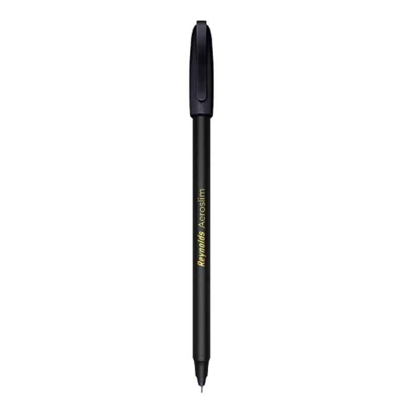 Reynolds Aeroslim Black Ballpoint Pen (Pack of 15)
