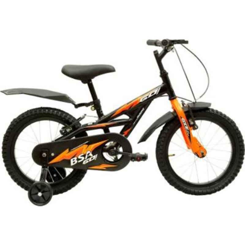 BSA GO 20 Single Speed Black & Orange 20 T Road Cycle