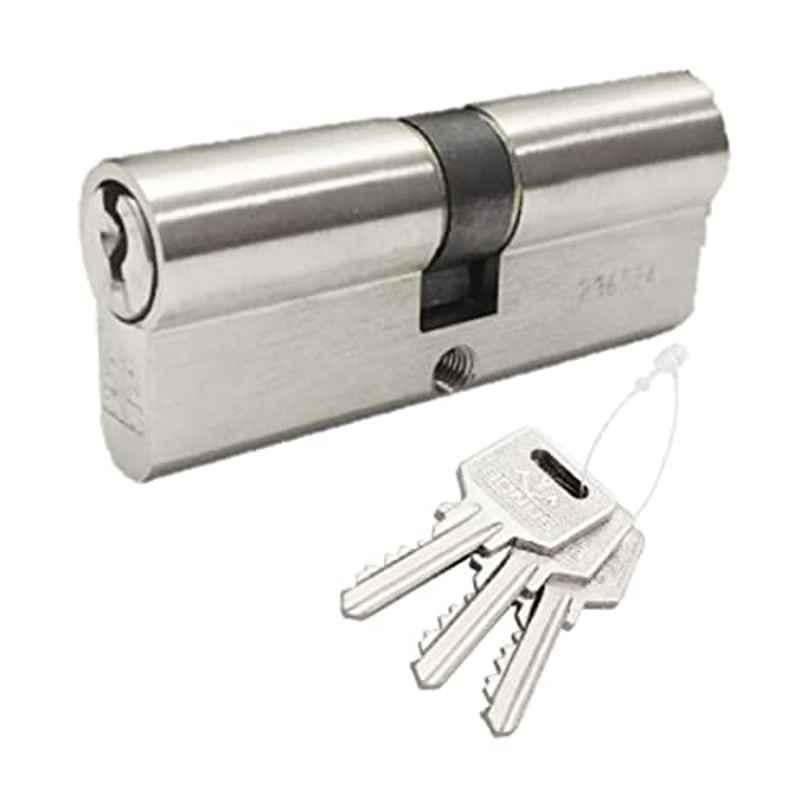 Bonus Compact 70mm Brush Steel Both Side Key 6 Pin Cylinder Lock