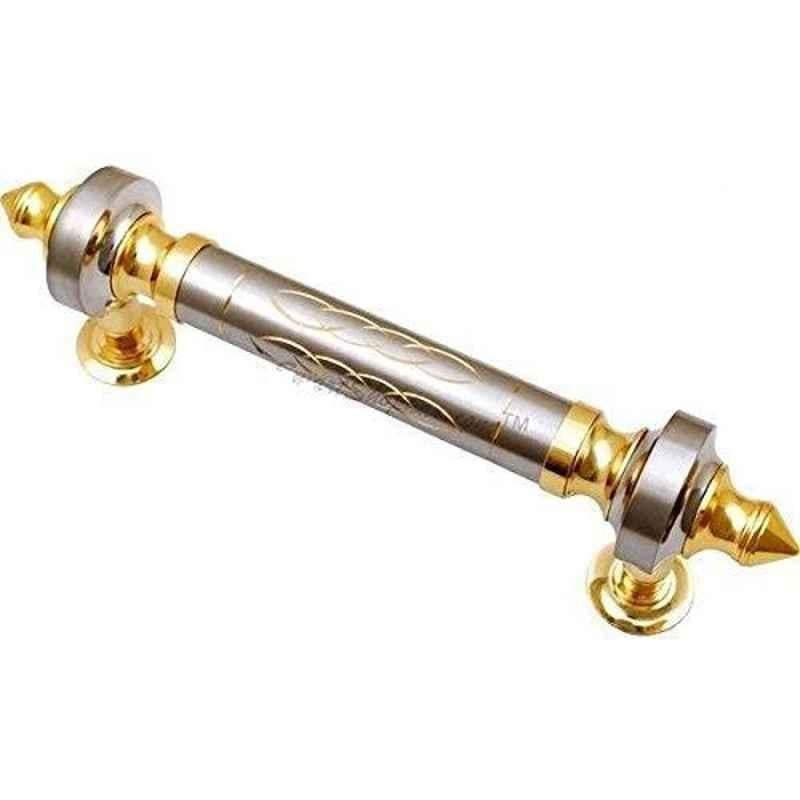 Smart Shophar 8 inch Brass Gold Lolita Pipe Handle, SHA10PH-LOLI-GS08-P1 (Pack of 6)
