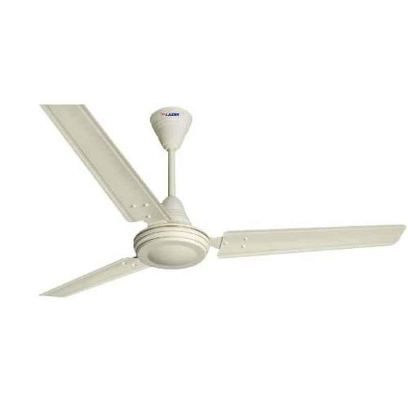 Lazer ECS 50W 1 Star 1200rpm Ivory Ceiling Fan, ECS48IVY, Sweep: 1200 mm