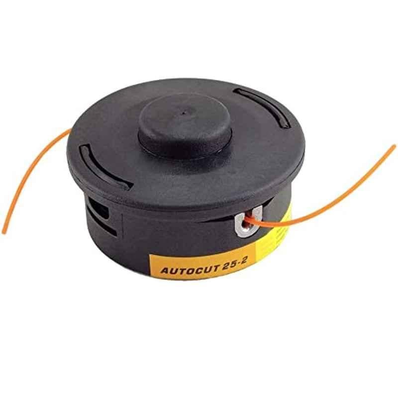 Mecstroke MS-T1001 Plastic Black Round Heavy Duty Nylon Trimmer Line Head for Brush Cutter, SM132NR