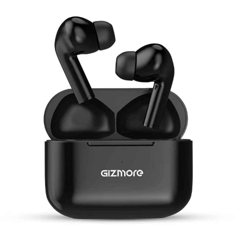 Gizmore GIZBUD 803 Black Wireless In-Ear Bluetooth Earbuds with Mic