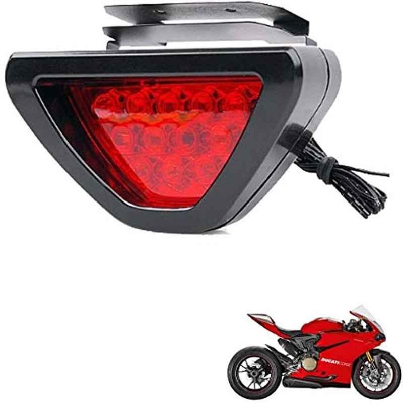 Kozdiko 12 LED Triangle Shape Bike Brake Light with Flash Mode for Ducati 1299 Panigale, koz_94764
