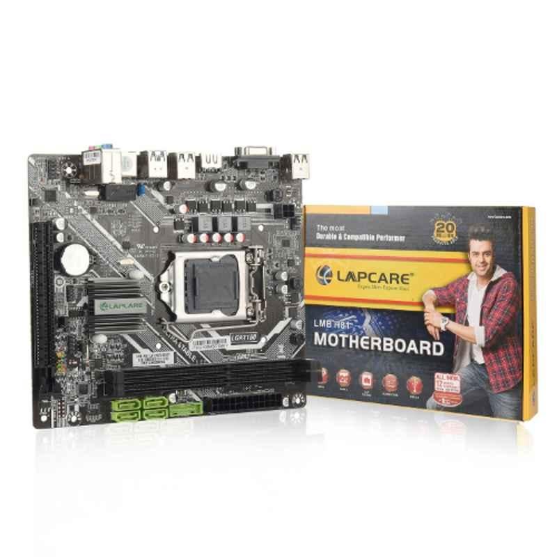 Lapcare LMBH81 DDR3 Motherboard with Intel Chipset for Socket i3, i5 & i7 Series CPU, LKMBMH6440