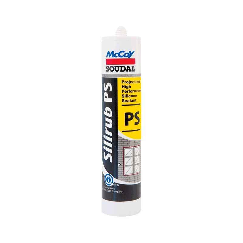 McCoy Soudal 280ml Transparent SILIRUB PS Sealants (Pack of 240)