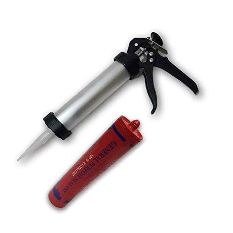 Krost Silicon Silicon Sealant Gun With General Purpose (Black)