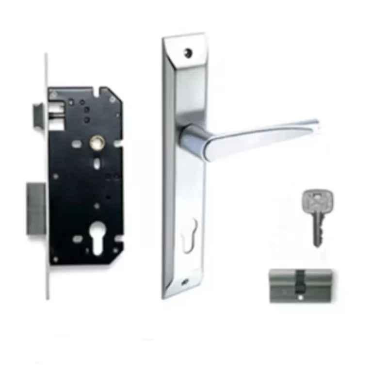 Godrej NEH 200mm Steel Satin Steel Finish Door Handle, 6689