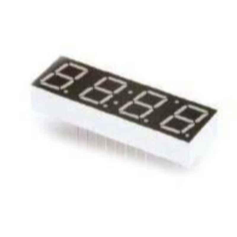 Oasistek 100 Pcs 0.39 inch Ultra Red Four Digit Display Module Set, TOF-3492